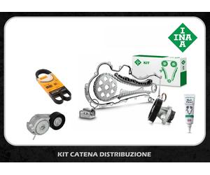 Kit catena distribuzione Punto 1.3 multijet Fiat + pompa acqua e kit servizi INA