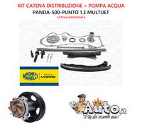 KIT CATENA DISTRIBUZIONE RINFORZATA MARELLI + POMPA ACQUA MOTORI 1.3 MULTIJET