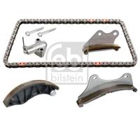 febi bilstein 106740 - Set di catene di controllo per albero a camme, con guide scorrevoli e tendicatena, 1 pezzo