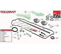Fai Autoparts TCK129VVT Set Catena Trasmissione Superiore per Mini Opel Citroën