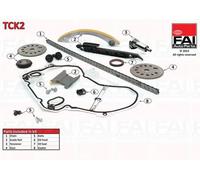 Kit catena distribuzione Superiore Simplex TCK2 FAI AutoParts per OPEL VECTRA C