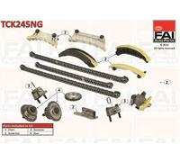 Kit catena distribuzione Superiore Simplex TCK245NG FAI AutoParts per SAAB 9-3