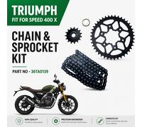 Kit catena e pignone originale adatto per Triumph Speed 400 - 36TA0139