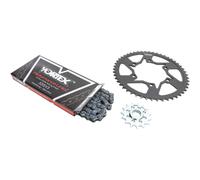 Kit Catena E Pignone Vortex CK6302 HFRS Hyper Fast 520 Conversione Stradale Nero