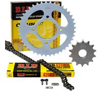 Kit Catena e Pignoni DID 428HD Aperto Per Suzuki GN 125 NF41A 1997-99