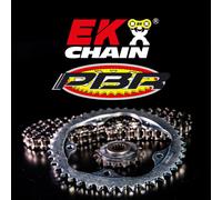 Kit Catena EK CHAIN 520MVXZ2 17/41-102 Corona Standard Per Moto Ricambi