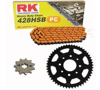 Kit Catena Honda CB 125 TD 1982 Catena RK PC 428 SB 122 Aperto Arancione 14/42