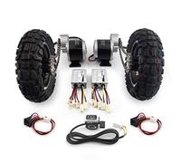 Kit catena motore con ingranaggi da 10 pollici per ruote fuoristrada a doppia trasmissione da 350 W, interruttore di retromarcia per carrello carriola carrello con retromarcia (24V350W Max 11 kph)