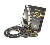 Kit catena originale CF MOTO MT 650 15x46 - 520 con guarnizioni a tenuta d'olio.