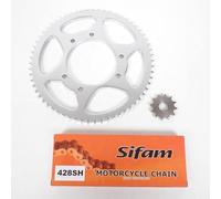Kit catena originale per moto HM 50 CRM Derapage 2001 - 2010 Nuovo