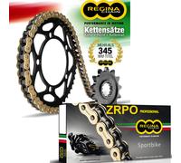 Kit Catena per Kawasaki Kl 650 A4-A19, A6F, A7F, E8F, E9F, Eaf-Eef Con regina