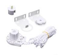 Kit catena per veneziane, fai da te, catena di perline per binario in lega di alluminio da 38 mm, per tende a rullo di