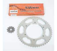 Kit catena perno per Gilera 50 SMT moto 2011 al 2019 11x52 Passo 420 Al108mm