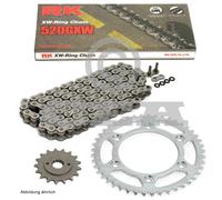 Kit Catena Polaris Trail Blazer 330 08-10, Catena RK 520 GXW 78, aperta, 11/40