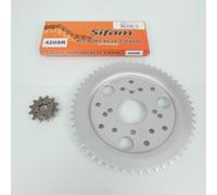 Kit catena Sifam per Moto Derbi 50 Senda 1996 a 1999 12X53 passo