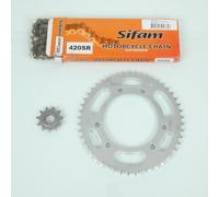 Kit catena Sifam per Moto Malaguti 50 XSM 2003 a 2006 11x48 passo