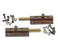 KIT Catenacci Antifurto per tapparelle in acciaio brunito