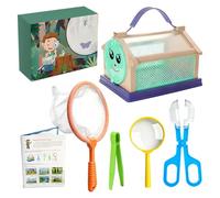 Kit Cattura Lombrichi - Giocattolo Da Esterno Per Esploratori | Attrezzi Per Catturare Lombrichi Con Rete, Pinzetta E Lente | Per Estate, Natura, Giardino E Parco Per Bambini
