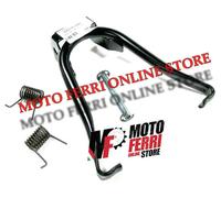 CAVALLETTO CENTRALE PIAGGIO CIAO 50 1978-2004 COMPLETO con MOLLE PERNO 14mm NERO