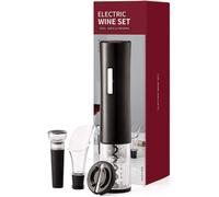 Kit cavatappi elettrico Apribottiglie 3 in 1 Cavatappi bottiglia elettrica con tagliacapelli/Versatore per vino/Tappi per vino, regalo per gli amanti del vino