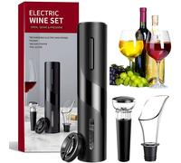 Kit Cavatappi elettrico per vino versatore apribottiglie automatico a battteria