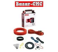 KIT CAVI 10AWG amplificatore cavo RCA alimentazione rosso nero fusibile auto