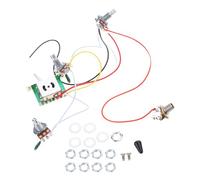 Kit cavi 1V 1T cablaggio 3 vie 500K cablaggio cavo chitarra predefinita per riparazione basso chitarra elettrica