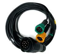 Kit Cavi 9m 13-poliger per Luci Posteriore Spina Rimorchio Auto Baionetta