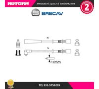 Kit cavi accensione adatto a Fiat-Lancia mot.fire 1,0 (MARCA-BRECAV)..