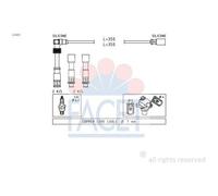 Kit Cavi Accensione Facet 4.9491 Made In Italy - Oe Equivalent per VW