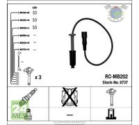 Kit cavi accensione NGK per MERCEDES CLASSE E 280 124 SL SSANGYONG REXTON