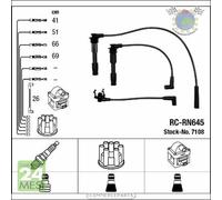 Kit cavi accensione NGK per RENAULT CLIO 19