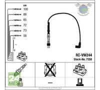 Kit cavi accensione NGK per SEAT LEON VW GOLF IV SHARAN BORA
