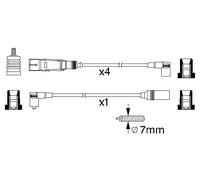 Kit cavi accensione per AUDI VW 100 80 CADDY COUPE DERBY GOLF ILTIS JETTA PASSAT