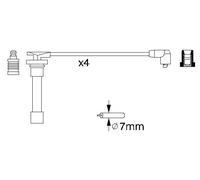 Kit cavi accensione per HONDA ROVER 200 400 ACCORD CIVIC CONCERTO CRX HR-V LOGO