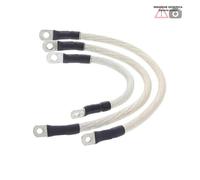 Kit cavi batteria trasparenti Harley 88cc FXDX Dyna Super Glide Sport 04-05