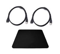 Kit cavi comprendono1. 5m USB 2.0. Cavo di prolunga, 1 m 1080p HDMI- Cavo compatibile, 250x210x1.5 dark Mouse Pad