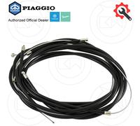 KIT CAVI CORDE ASSEMBLATI FILI FRENO GAS GUAINA NERA PIAGGIO 50 SI - SI 50 FL2