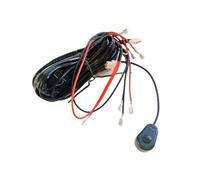 Kit cavi di cablaggio per luci diurne a LED HID, 4 fili/vie, 12 V 240 W, interruttore di alimentazione ON/OFF per auto, cablaggio relè, fendinebbia