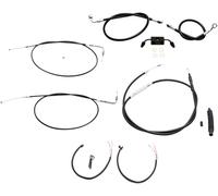 Kit Cavi/Freni Manubrio LA Choppers Nero Vinile #LA-8321KT2-08B
