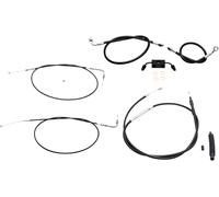 Kit Cavi/Freni Manubrio Standard LA Choppers Nero Vinile #LA-8321KT-08B