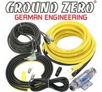 KIT cavi Ground Zero 10 mm installazione amplificatore positivo rca massa 10mm