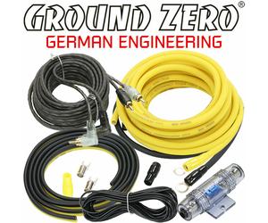KIT cavi Ground Zero 10mm installazione amplificatore positivo rca GZPK 10XLC