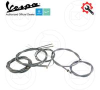 KIT CAVI GUAINA SET COMPLETO 7 PEZZI PER PIAGGIO VESPA PX 200 E FRENO DISCO