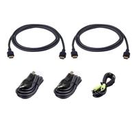 Kit Cavi KVM Sicuro ATEN 1.8 m USB HDMI Doppio Monitor