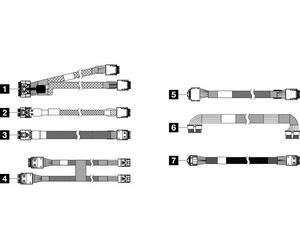 Kit cavi Lenovo ThinkSystem SR630 V3 per backplane SAS/SATA da 8 alloggiamenti da 2,5"