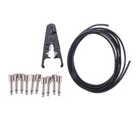 Kit Cavi Pedale per Chitarra Saldatura 10Ft Angle Audio 6.35 Tappi pe2329