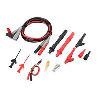 Kit Cavi Prova per Multimetro Digitale, Puntali per Sonda Elettronica Sostituibili con Clip a Coccodrillo