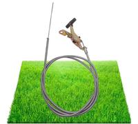 Kit cavo acceleratore universale 290-163 compatibile con cavo di controllo dell'acceleratore S-tens da 121,9 cm, utilizzato su trattori tosaerba e parti di tosaerba semoventi, struttura in acciaio