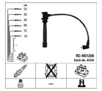 Kit cavo accensione NGK per Hyundai Coupe Santa Kia Magentis